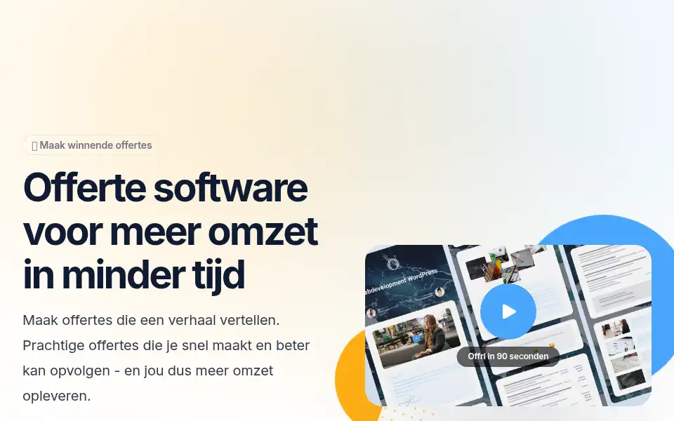 Screenshot of offri.nl