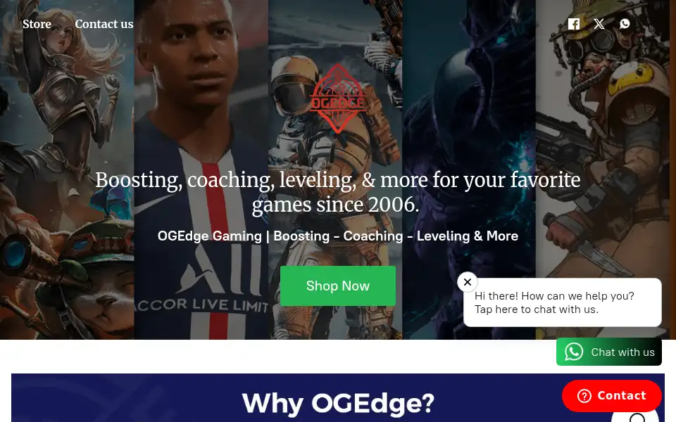 Screenshot of ogedge.com
