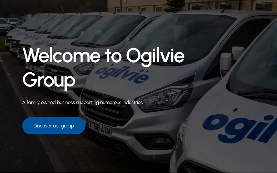 Screenshot of ogilvie.co.uk