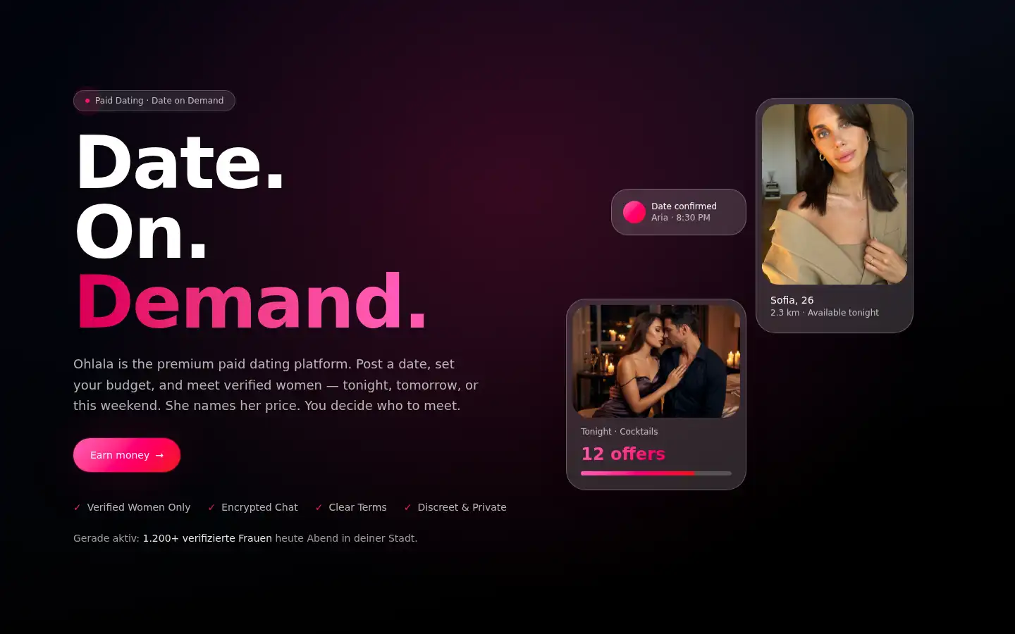 Screenshot of ohlala.com