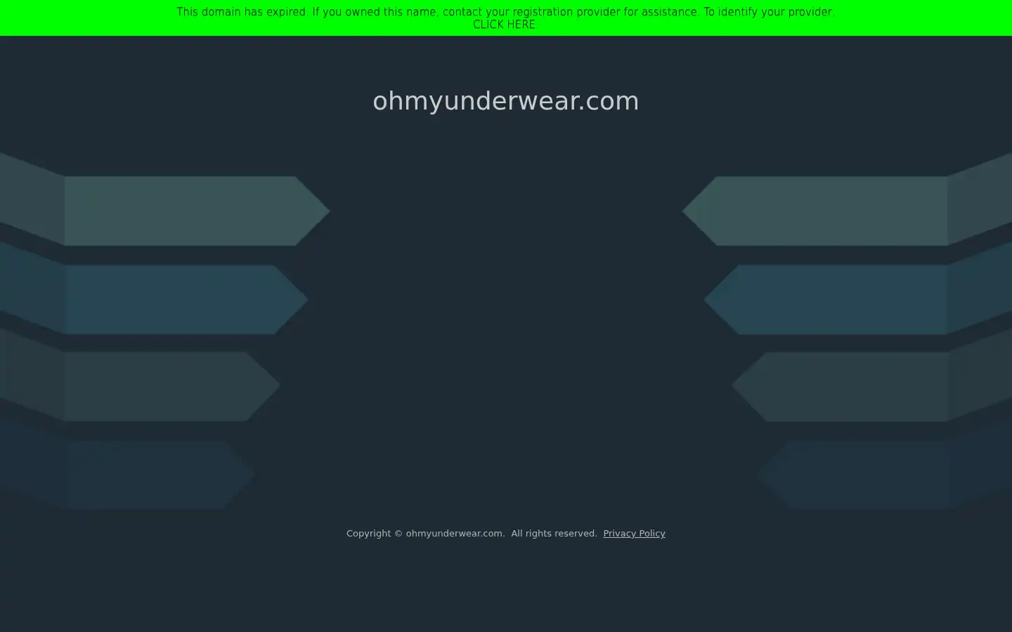Screenshot of ohmyunderwear.com