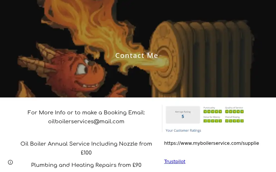Screenshot of oilboilerservices.uk