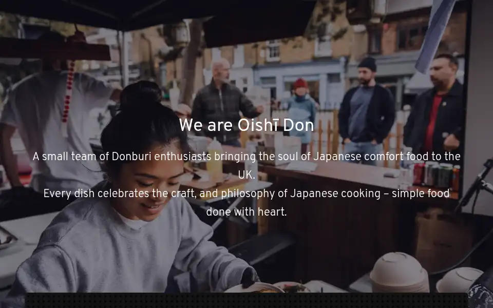 Screenshot of oishidon.co.uk
