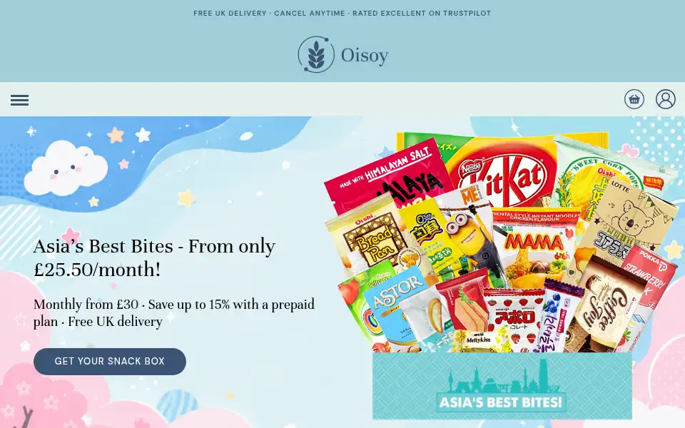 Screenshot of oisoy.com