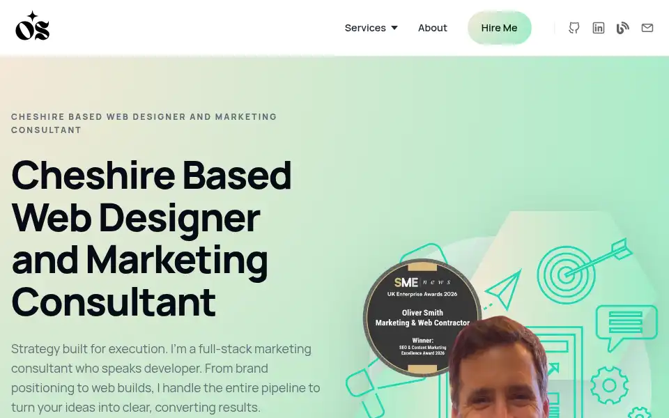 Screenshot of ojsweb.co.uk