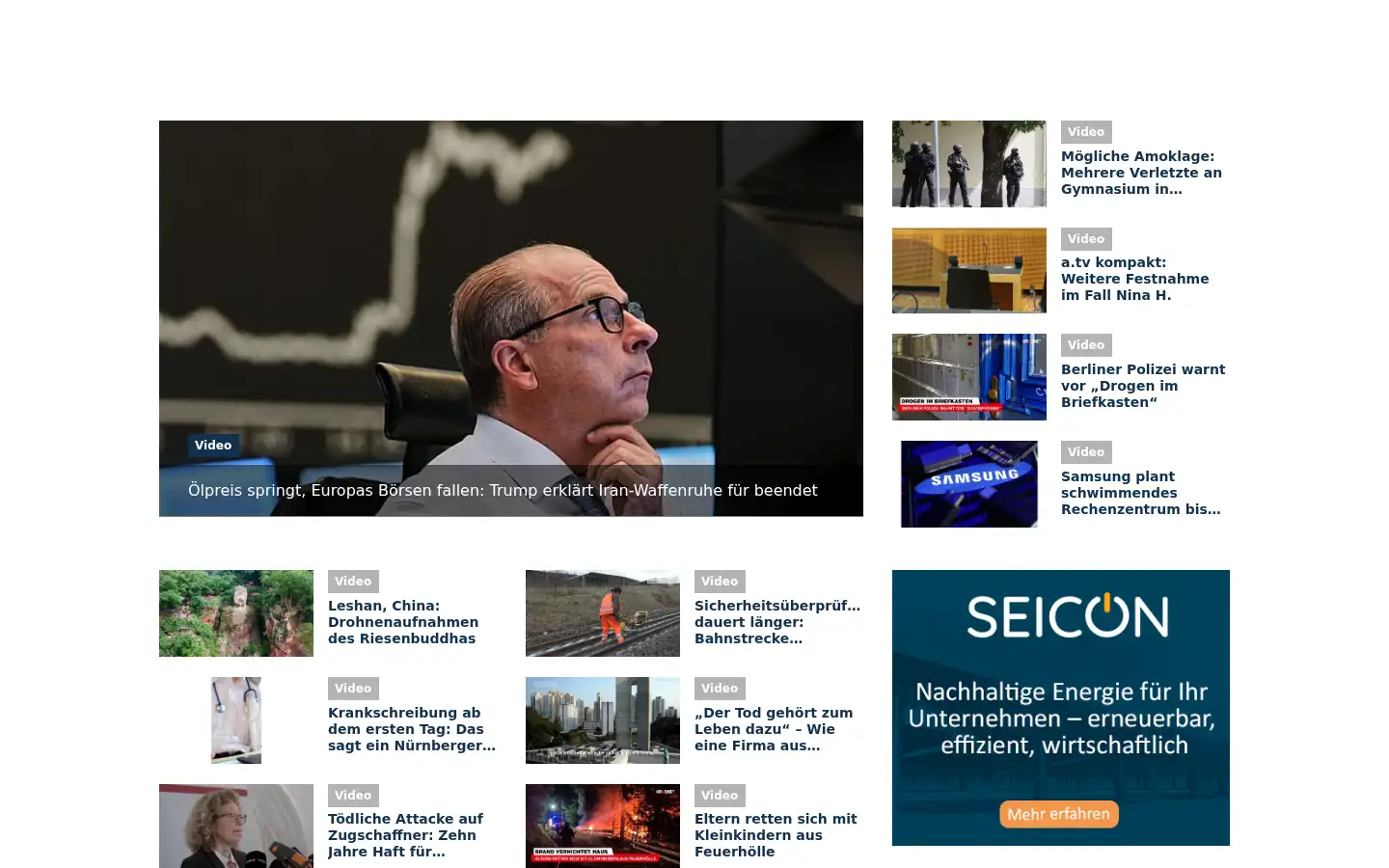 Screenshot of ok.de
