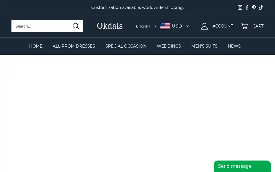 Screenshot of okdais.com