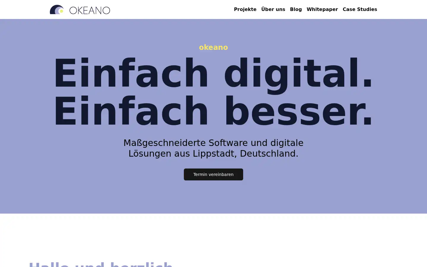 Screenshot of okeano.de