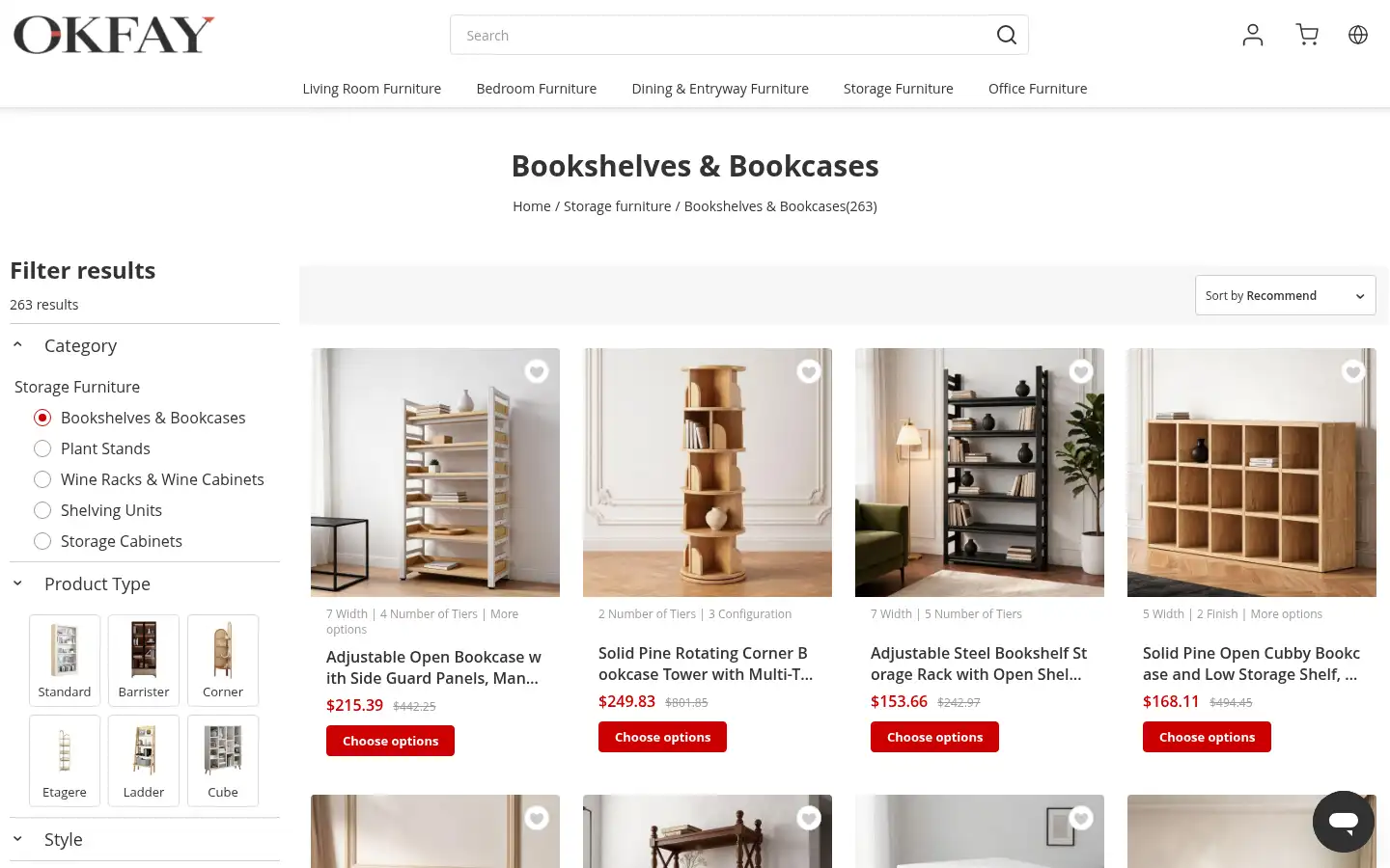 Screenshot of okfay.com
