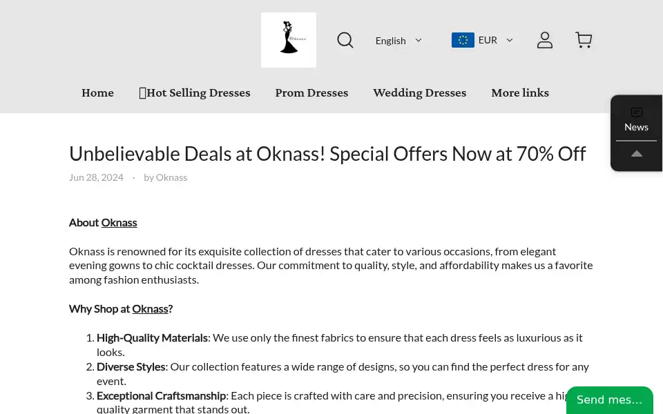 Screenshot of oknass.com