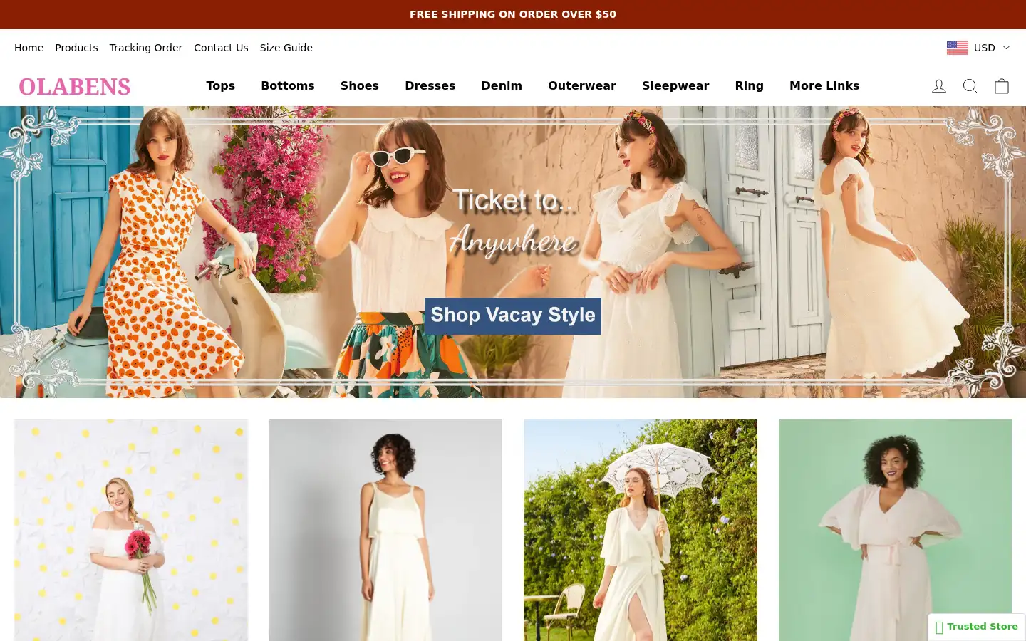 Screenshot of olabens.com