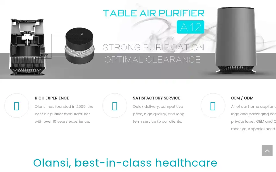 Screenshot of olansichina.com