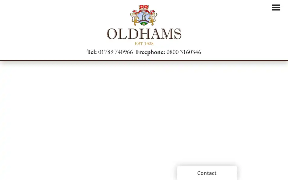 Screenshot of oldhamsremovals.co.uk