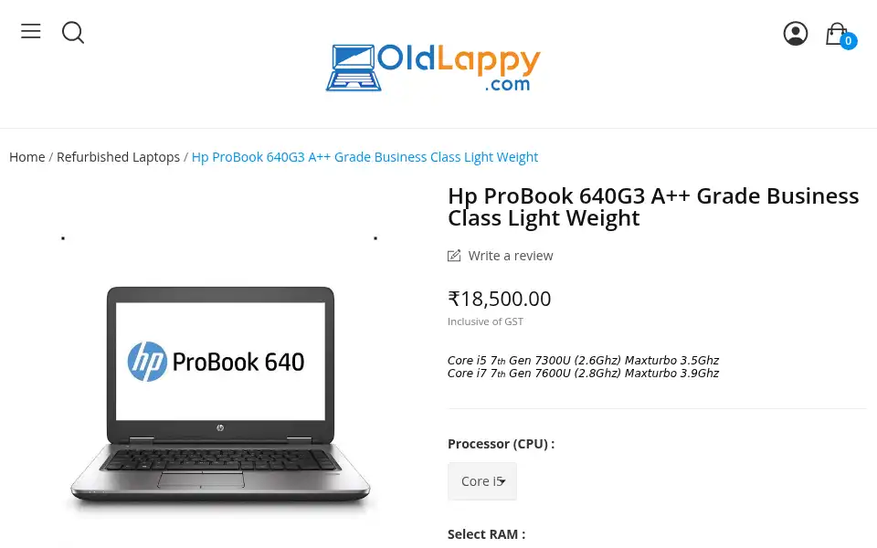 Screenshot of oldlappy.com