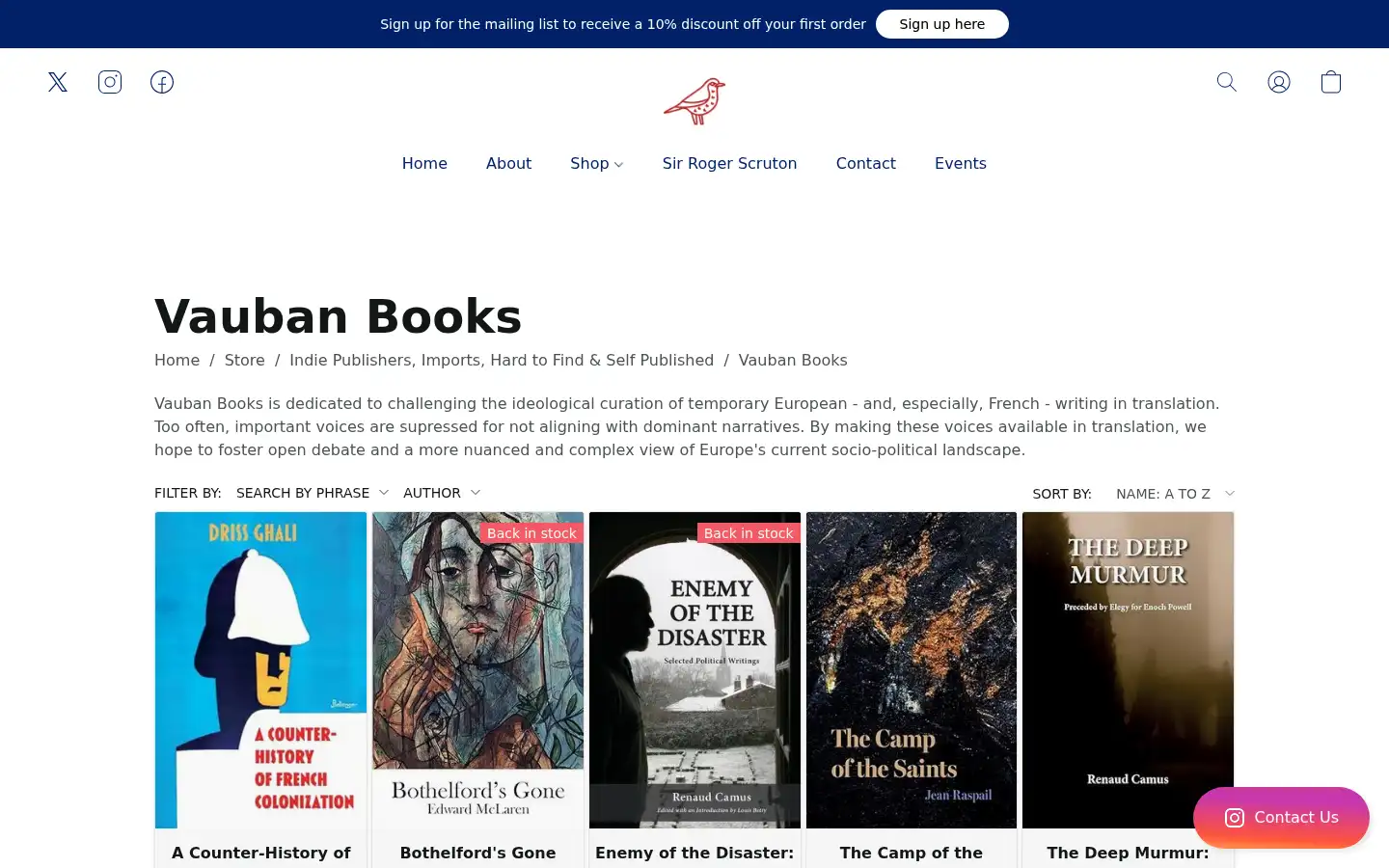 Screenshot of oldspeakbookshop.co.uk