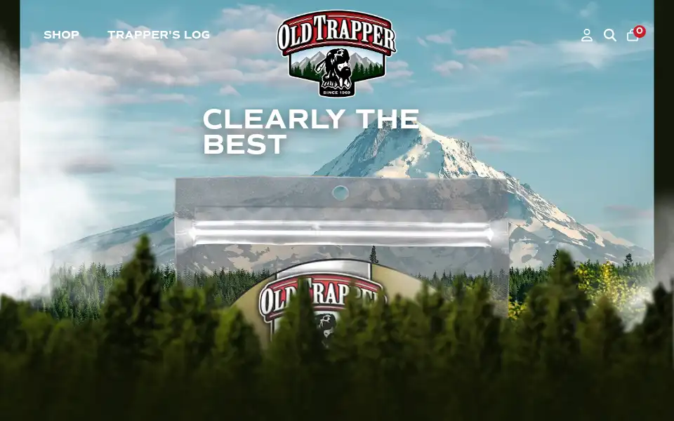 Screenshot of oldtrapper.com