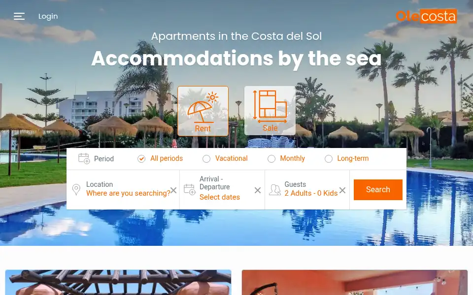 Screenshot of olecosta.com
