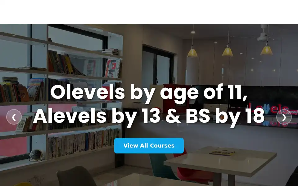 Screenshot of olevels.com