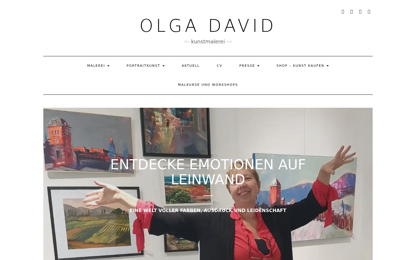 Screenshot of olga-david.de
