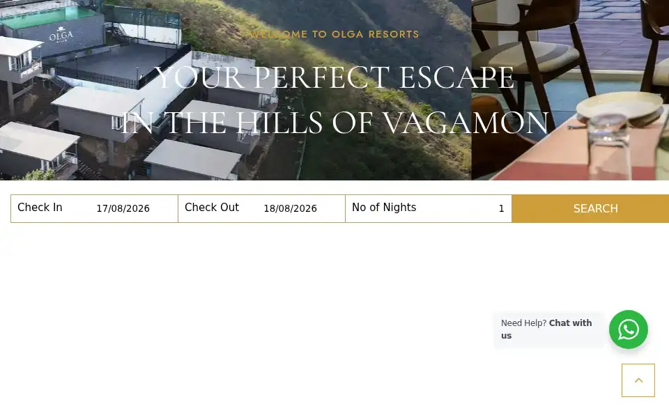 Screenshot of olgaresorts.com