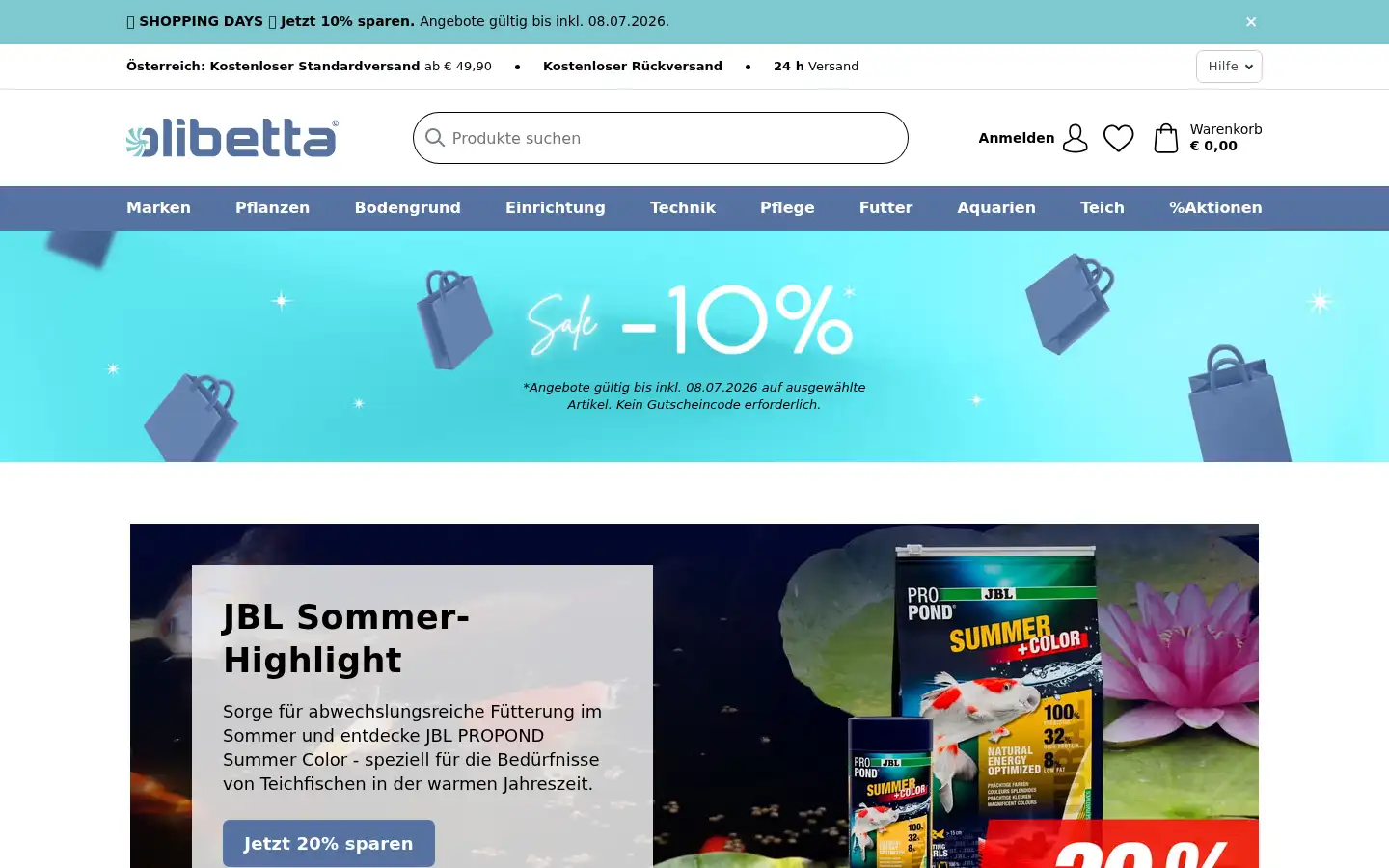 Screenshot of olibetta.at