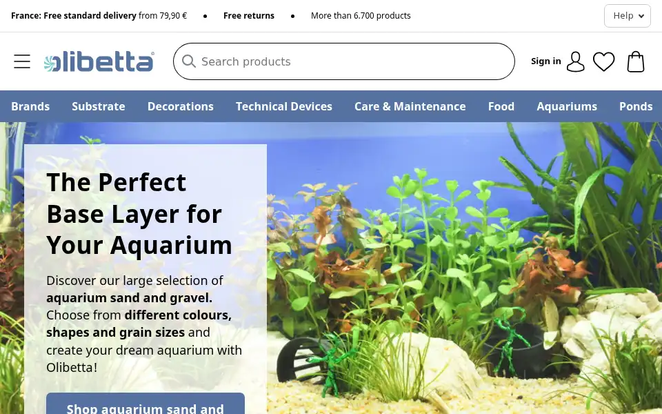 Screenshot of olibetta.com