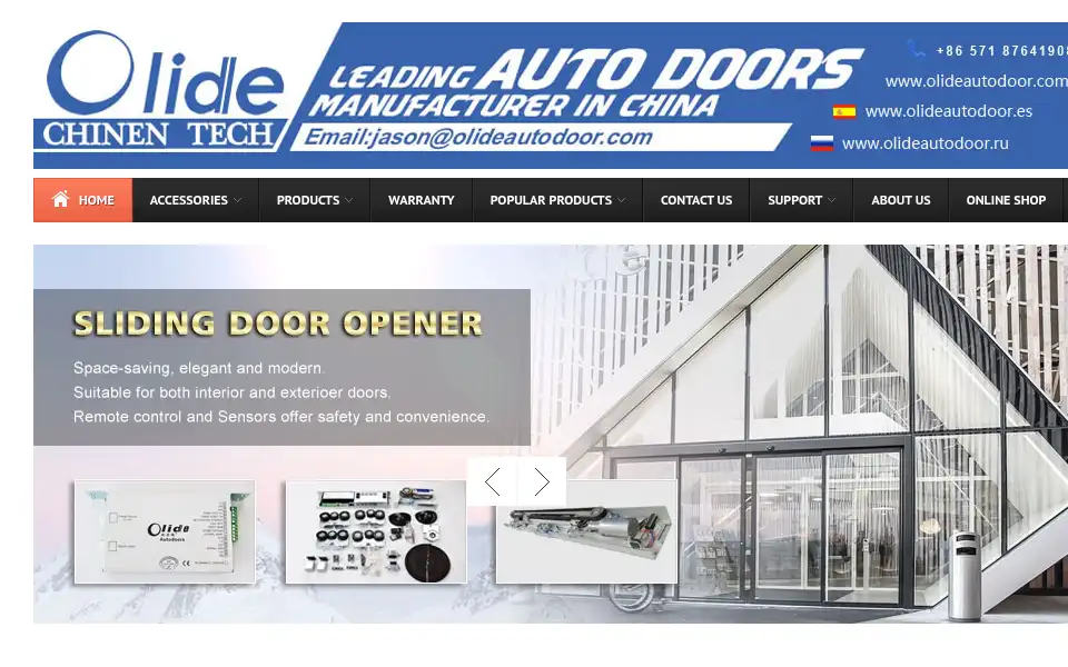 Screenshot of olideautodoor.com