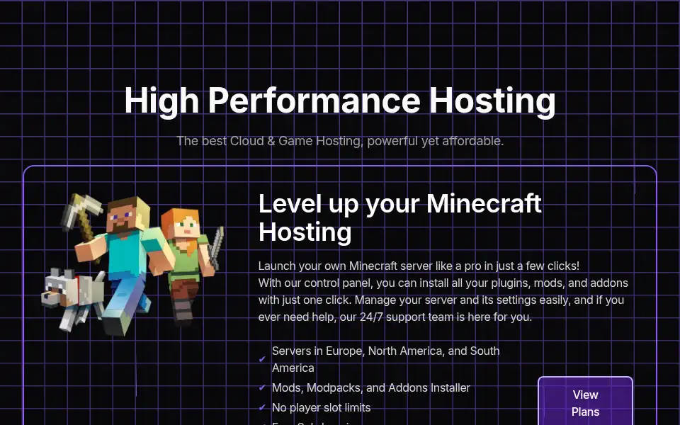 Screenshot of olimpohosting.com