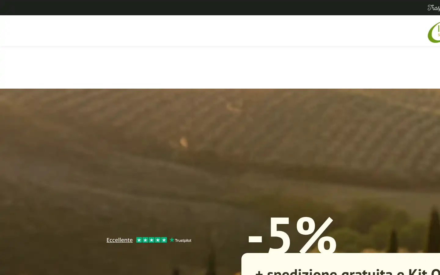 Screenshot of oliotrevi.it