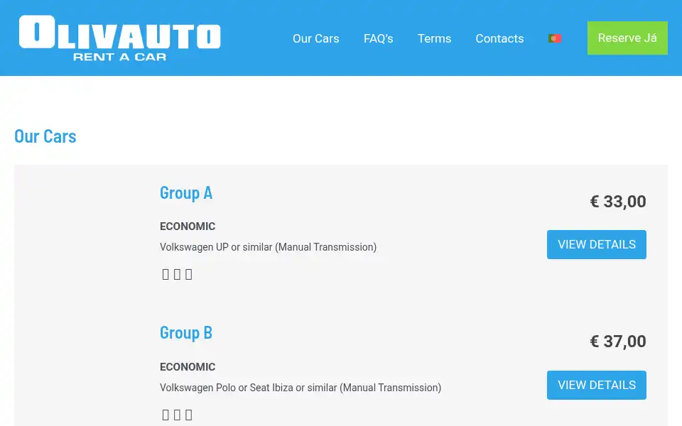 Screenshot of olivauto.pt