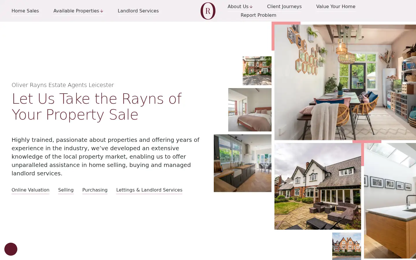 Screenshot of oliverrayns.com