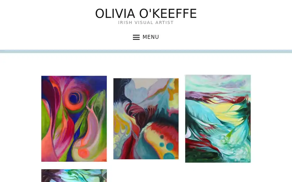 Screenshot of oliviaokeeffe.com
