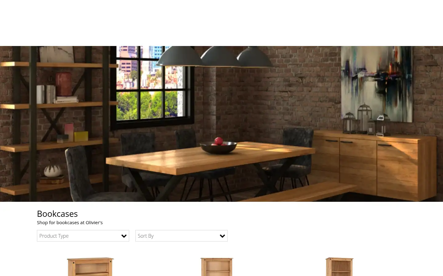 Screenshot of oliviersfurniture.co.uk