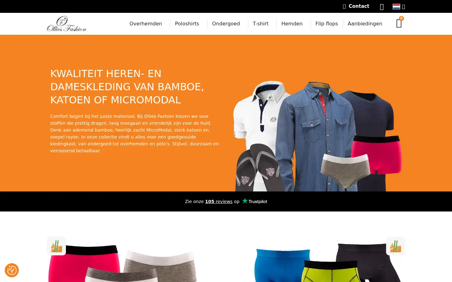 Screenshot of ollies-fashion.nl