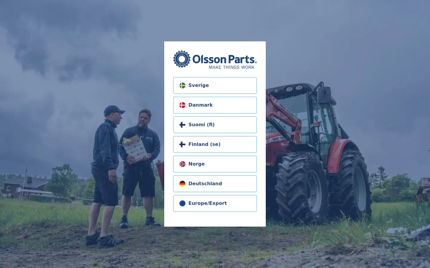 Screenshot of olssonparts.com