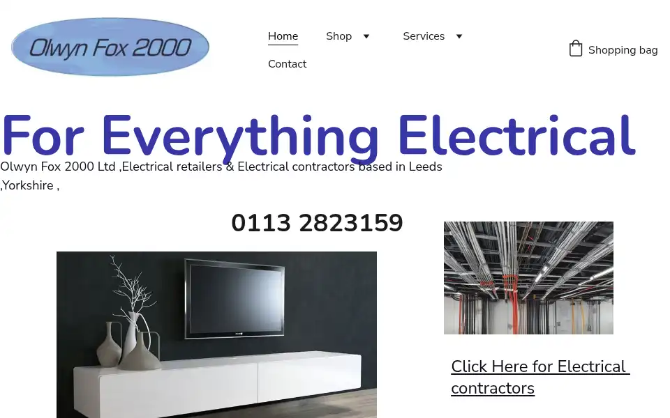 Screenshot of olwynfox2000.co.uk