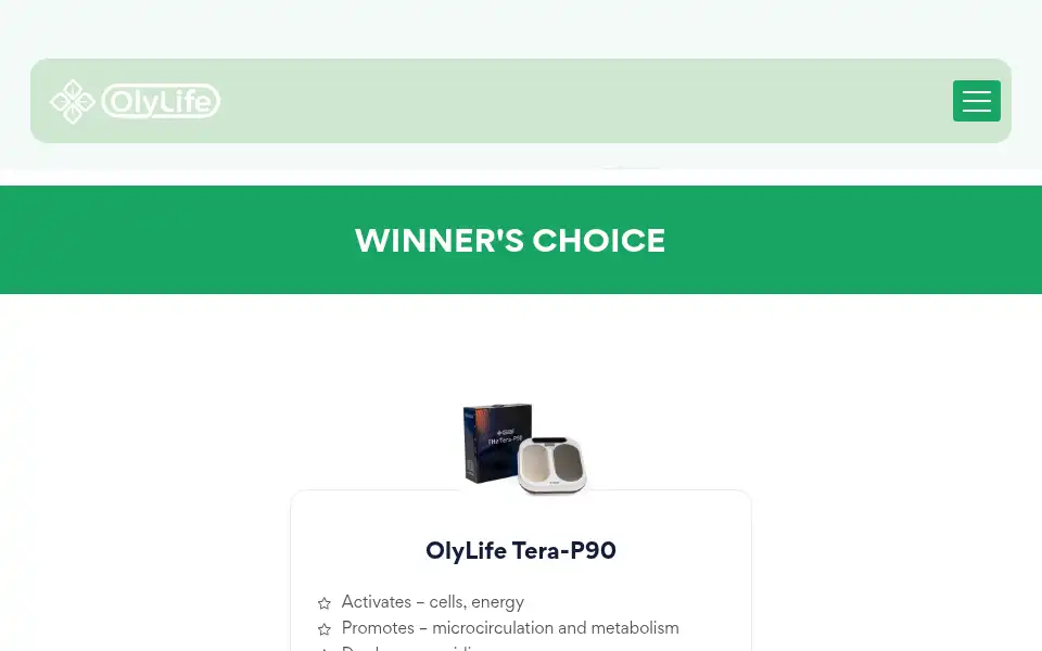 Screenshot of olylife.com