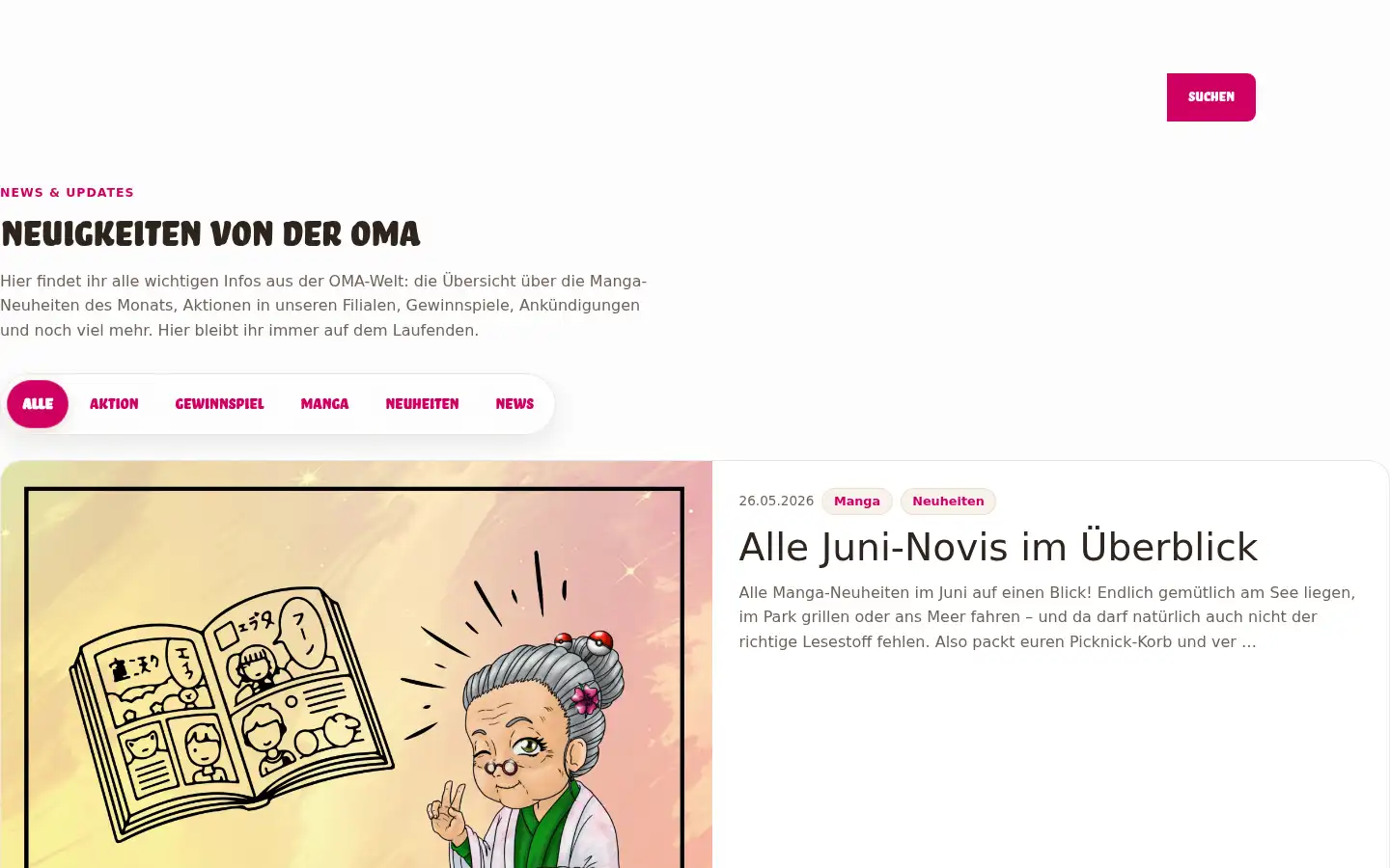 Screenshot of oma-shop.de