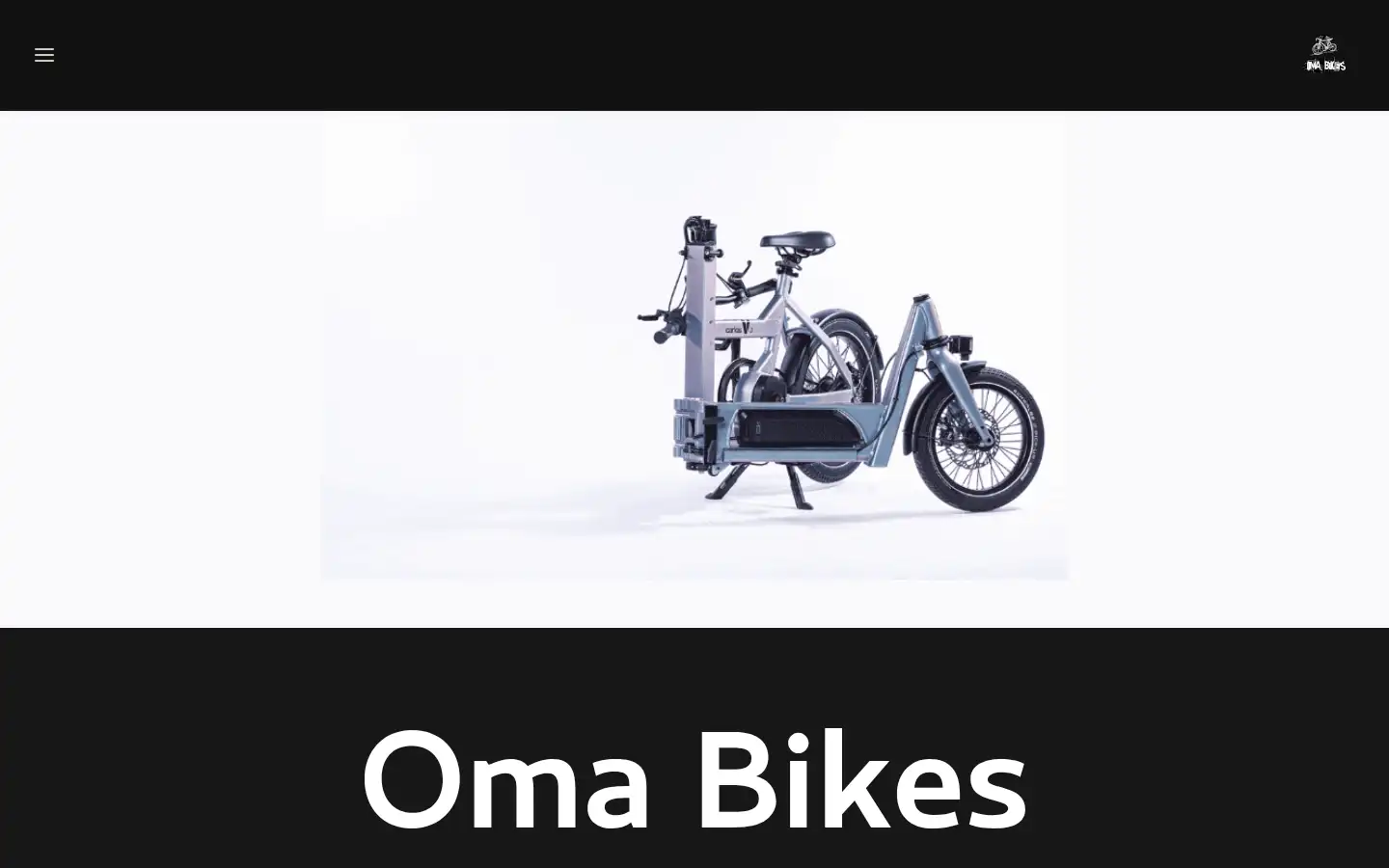 Screenshot of omabikes.co.uk