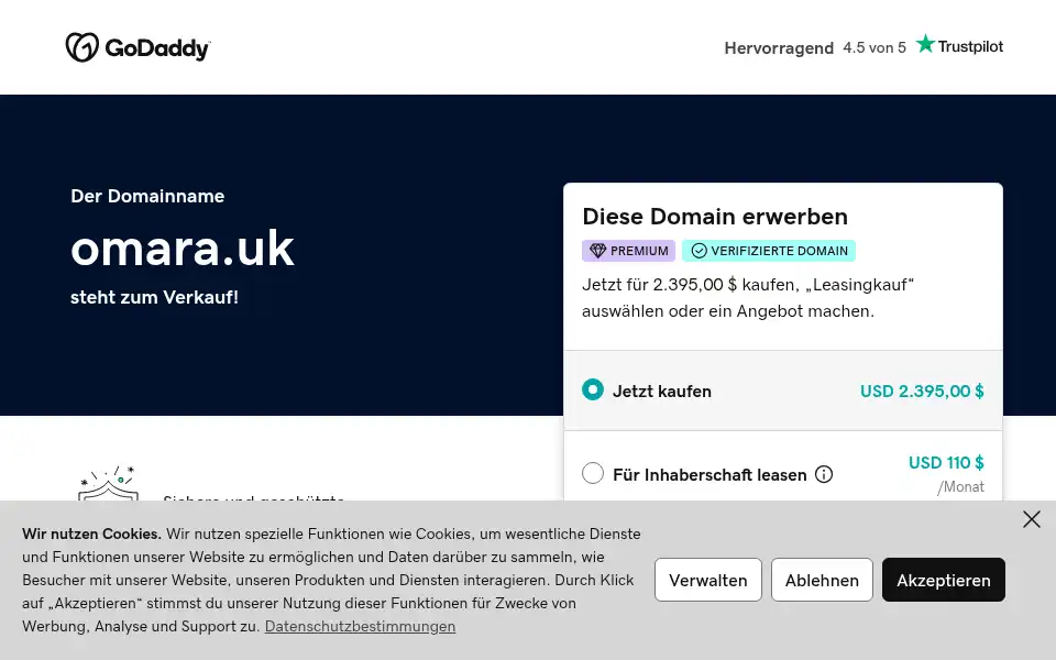 Screenshot of omara.uk