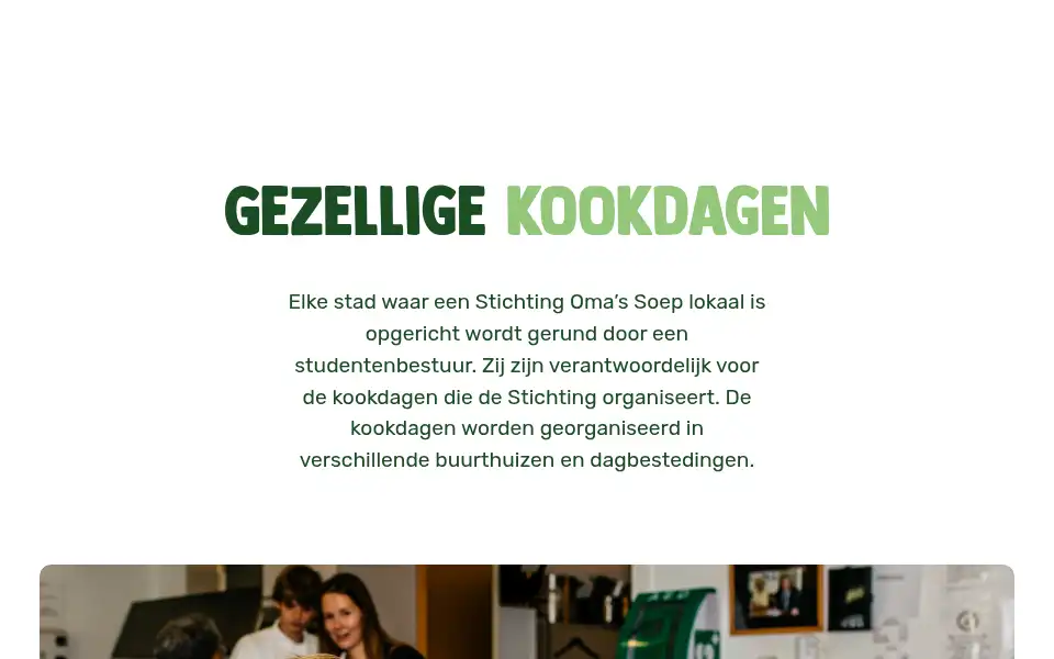 Screenshot of omassoep.nl