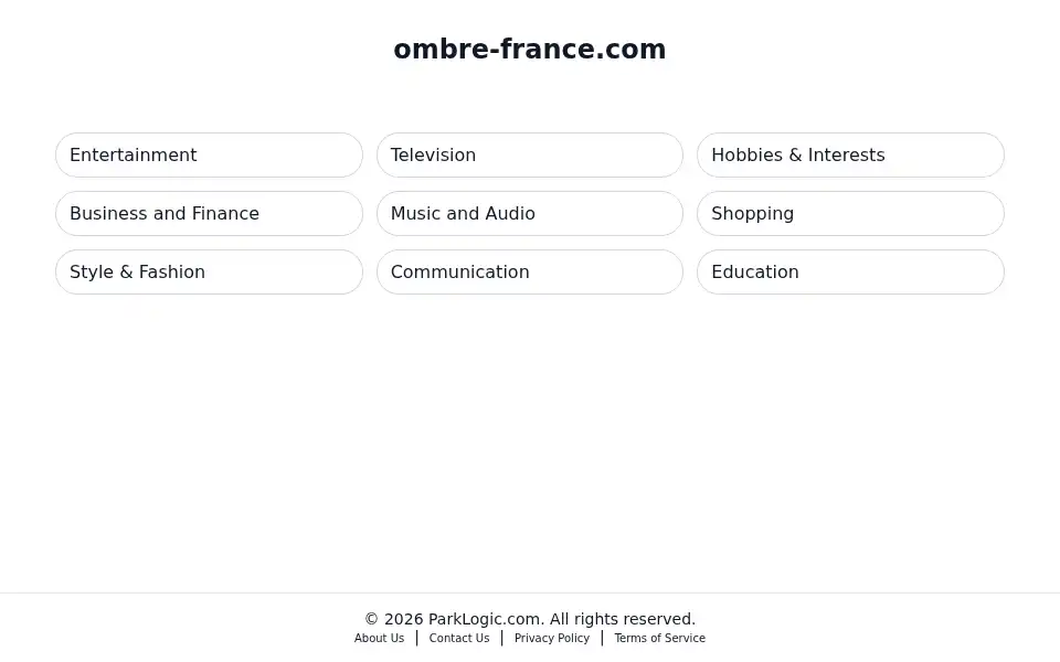 Screenshot of ombre-france.com