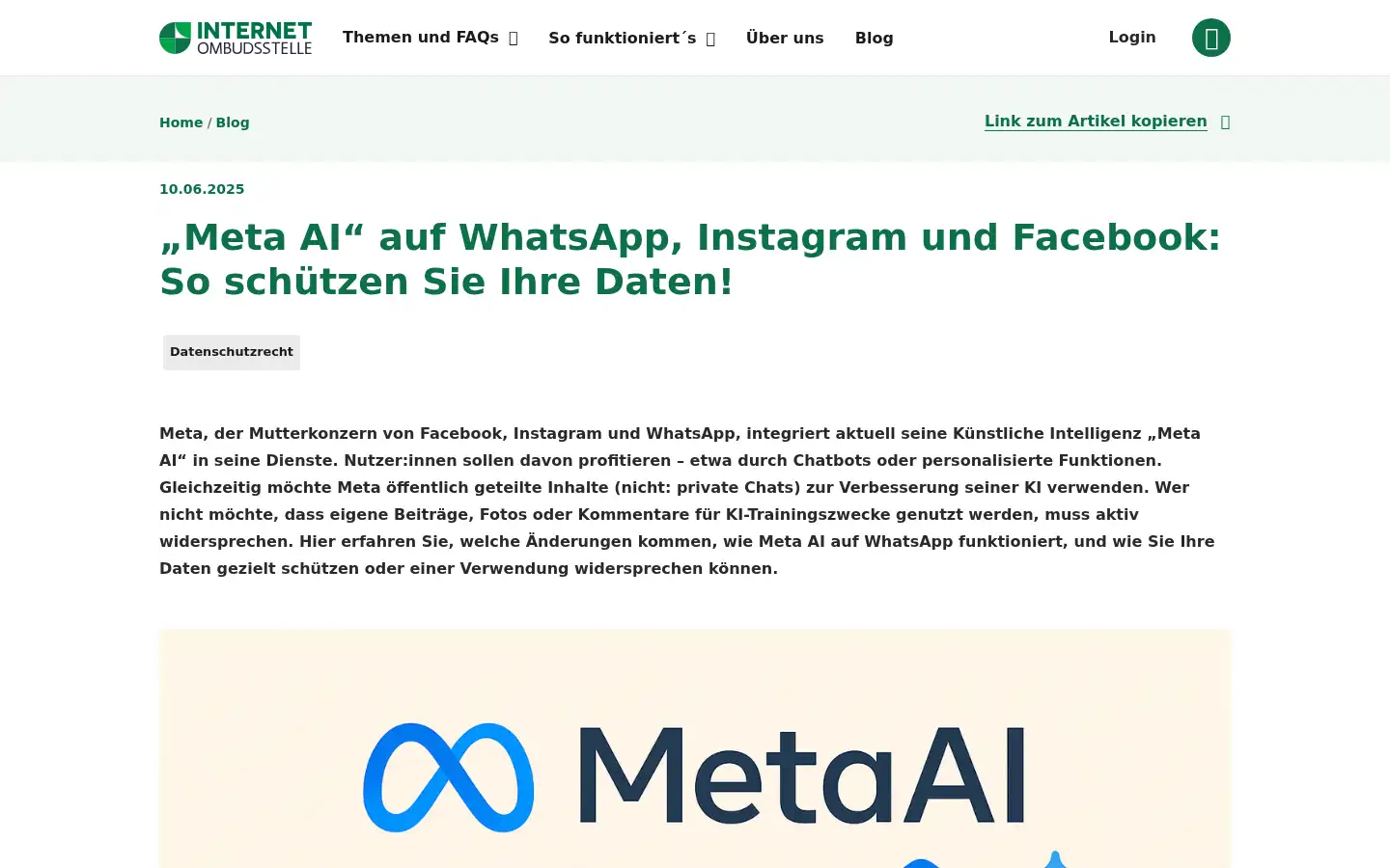 Screenshot of ombudsstelle.at