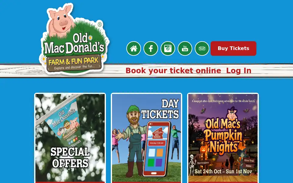 Screenshot of omdfarm.co.uk