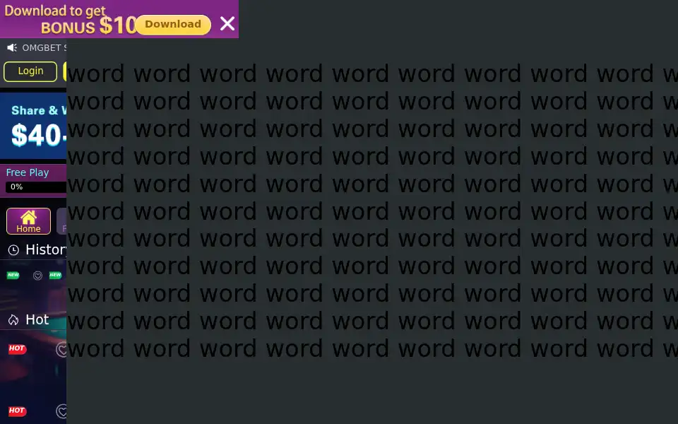 Screenshot of omgbet777.com