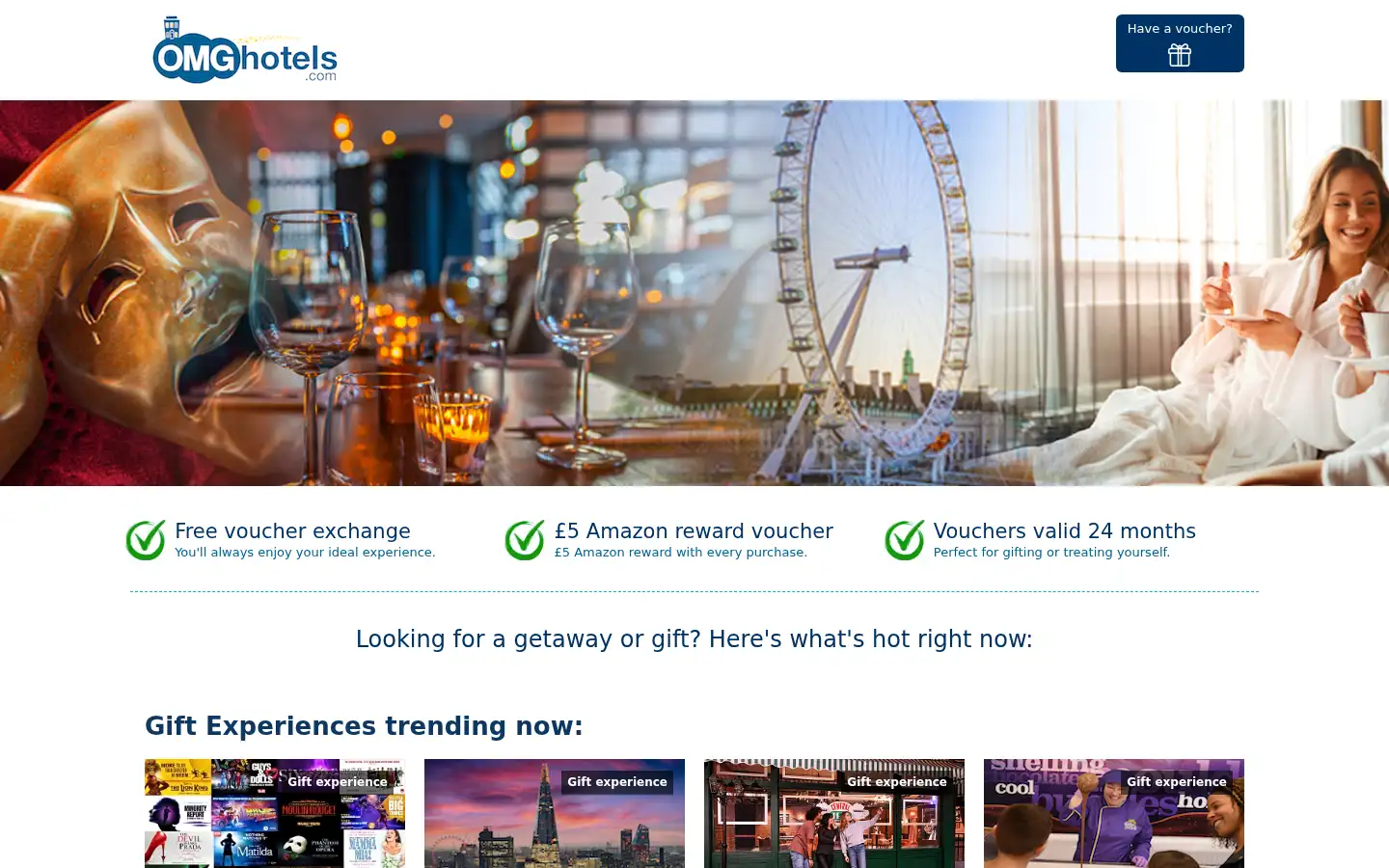 Screenshot of omghotels.com