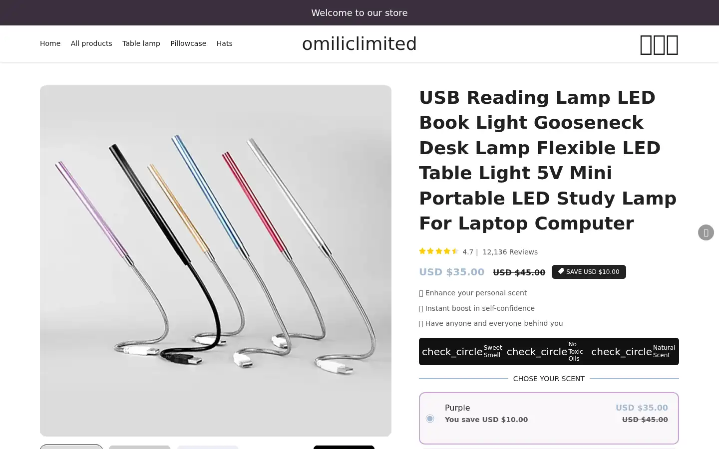 Screenshot of omiliclimited.com