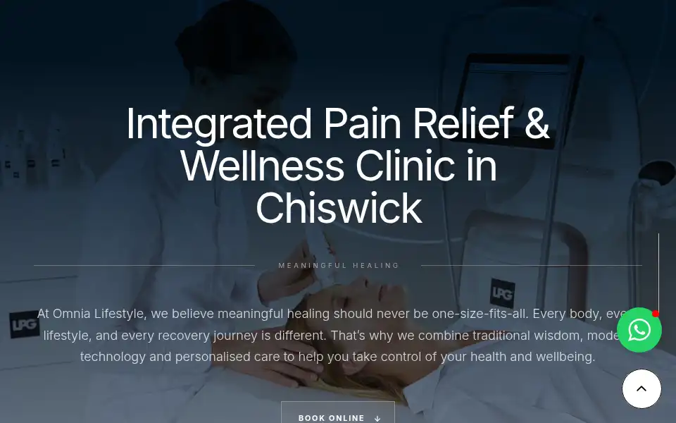 Screenshot of omnialifestyle.co.uk