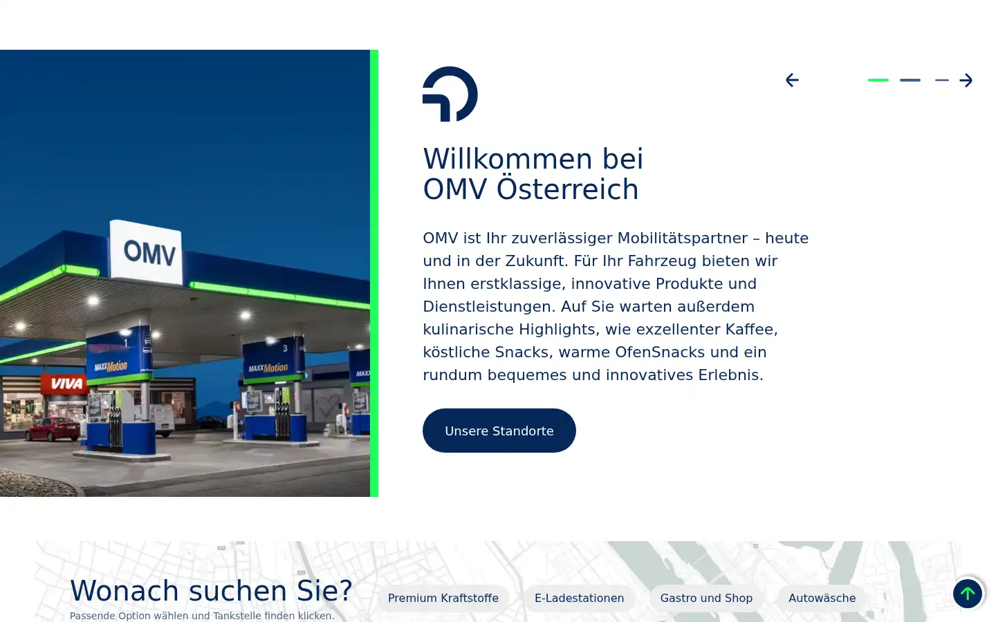 Screenshot of omv.at
