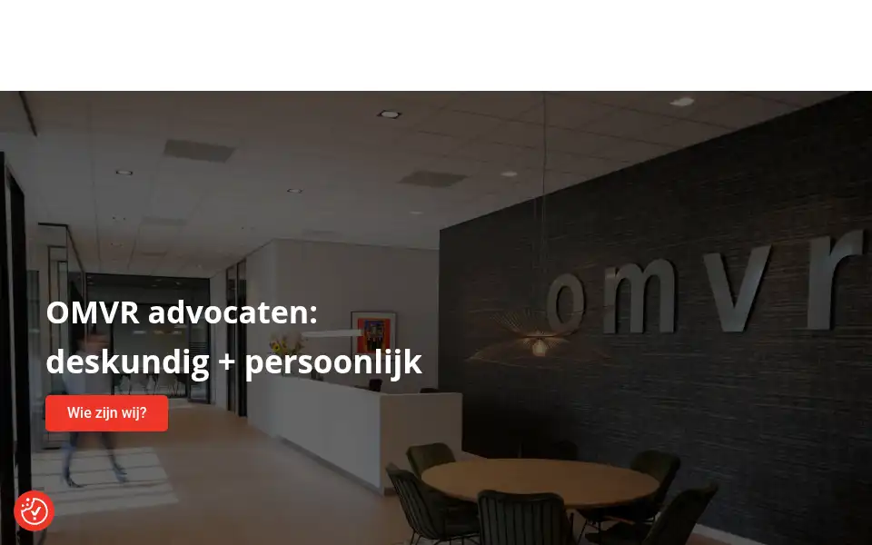 Screenshot of omvr.nl